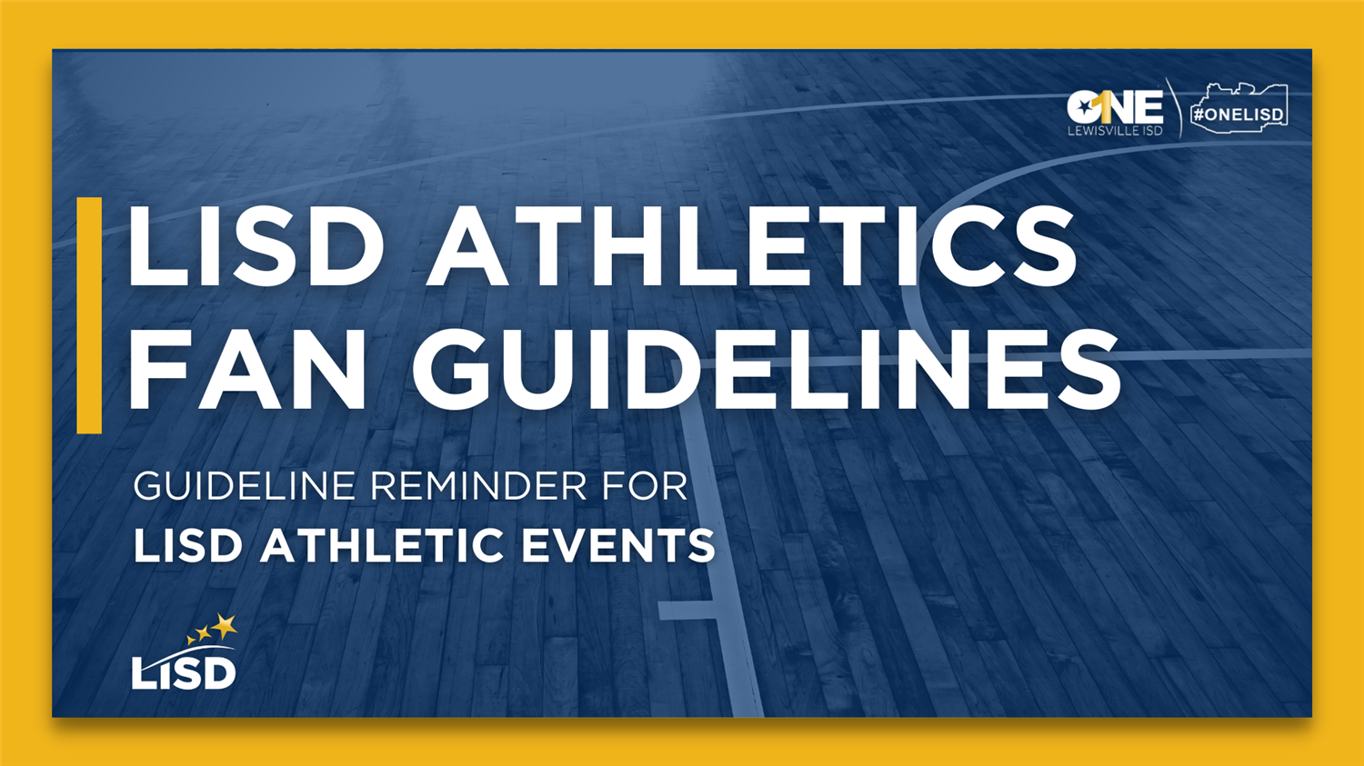 LISD Athletics Fan Behavior Guidelines
